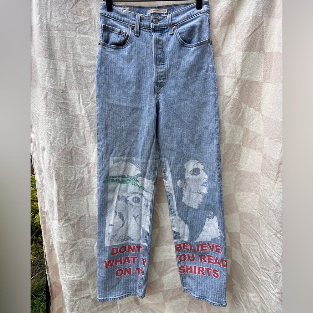 Better With Age x Levi’s Don’t Believe What You Read on T Shirts Jeans